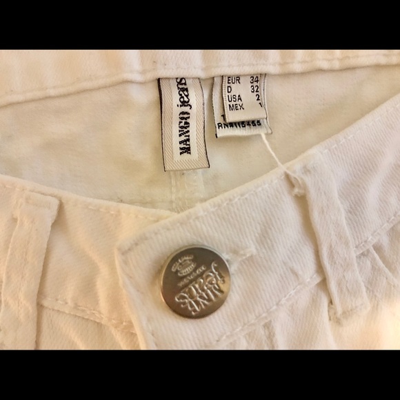 white, distressed Mango jeans, size: 26 - Picture 2 of 5